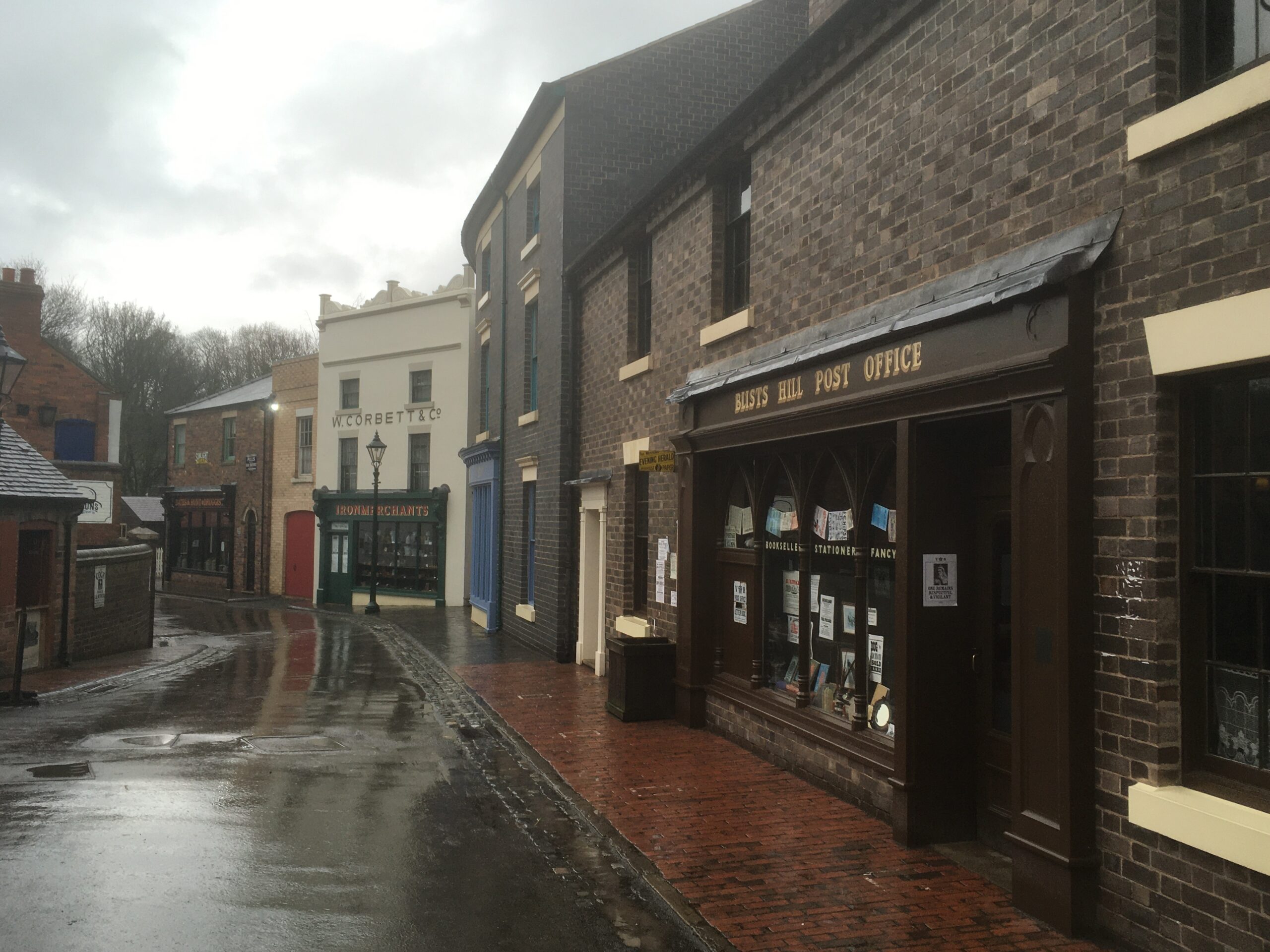 Blists Hill Victorian town in March 2022