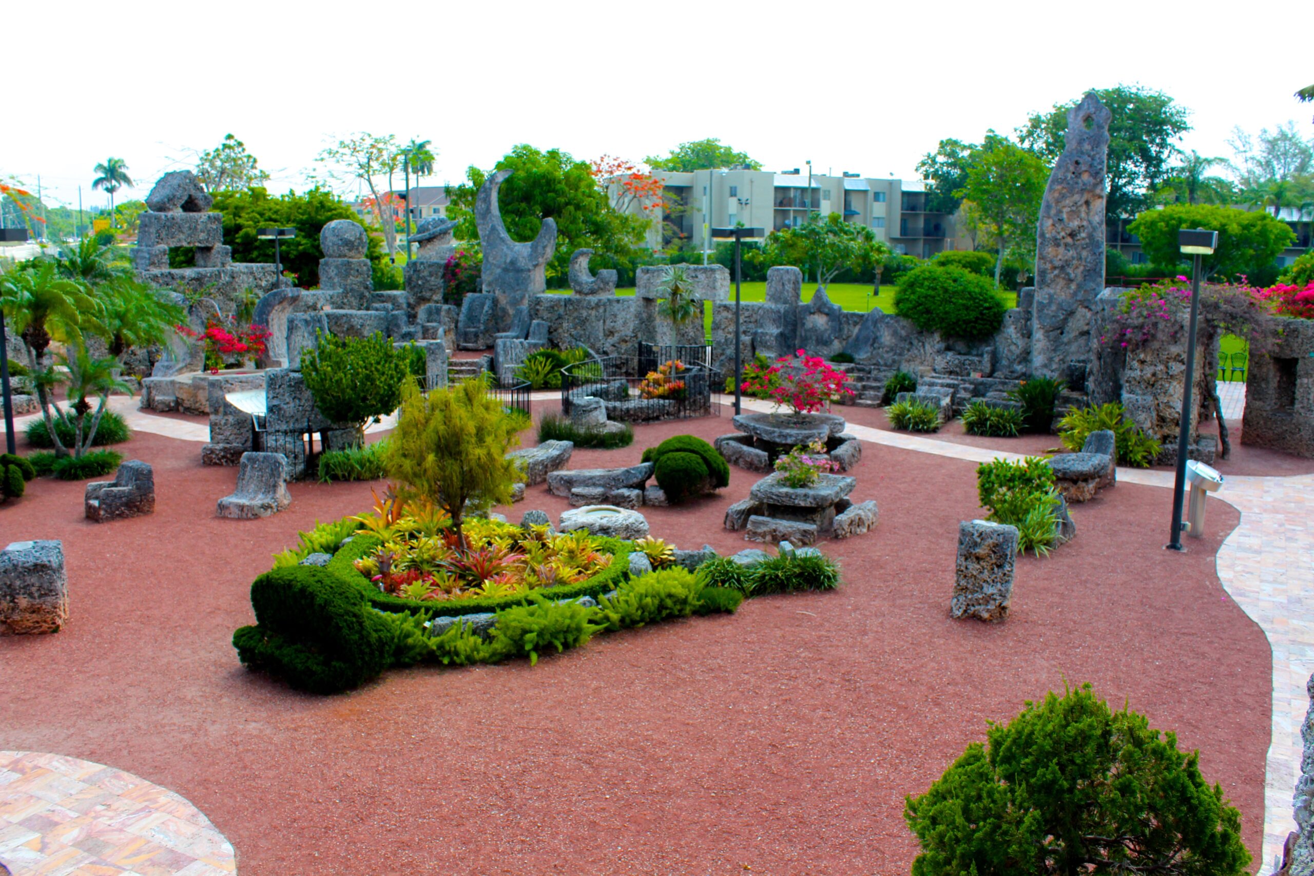 The Coral Castle in Homestead, FL. Built by Edward Leedskalnin in 1923 to 1951.
