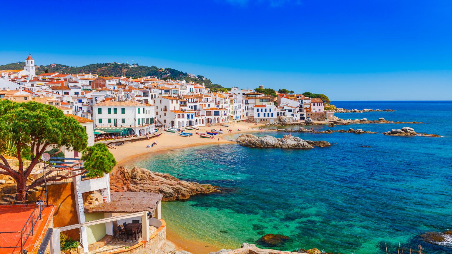 Spain Beach Water Houses