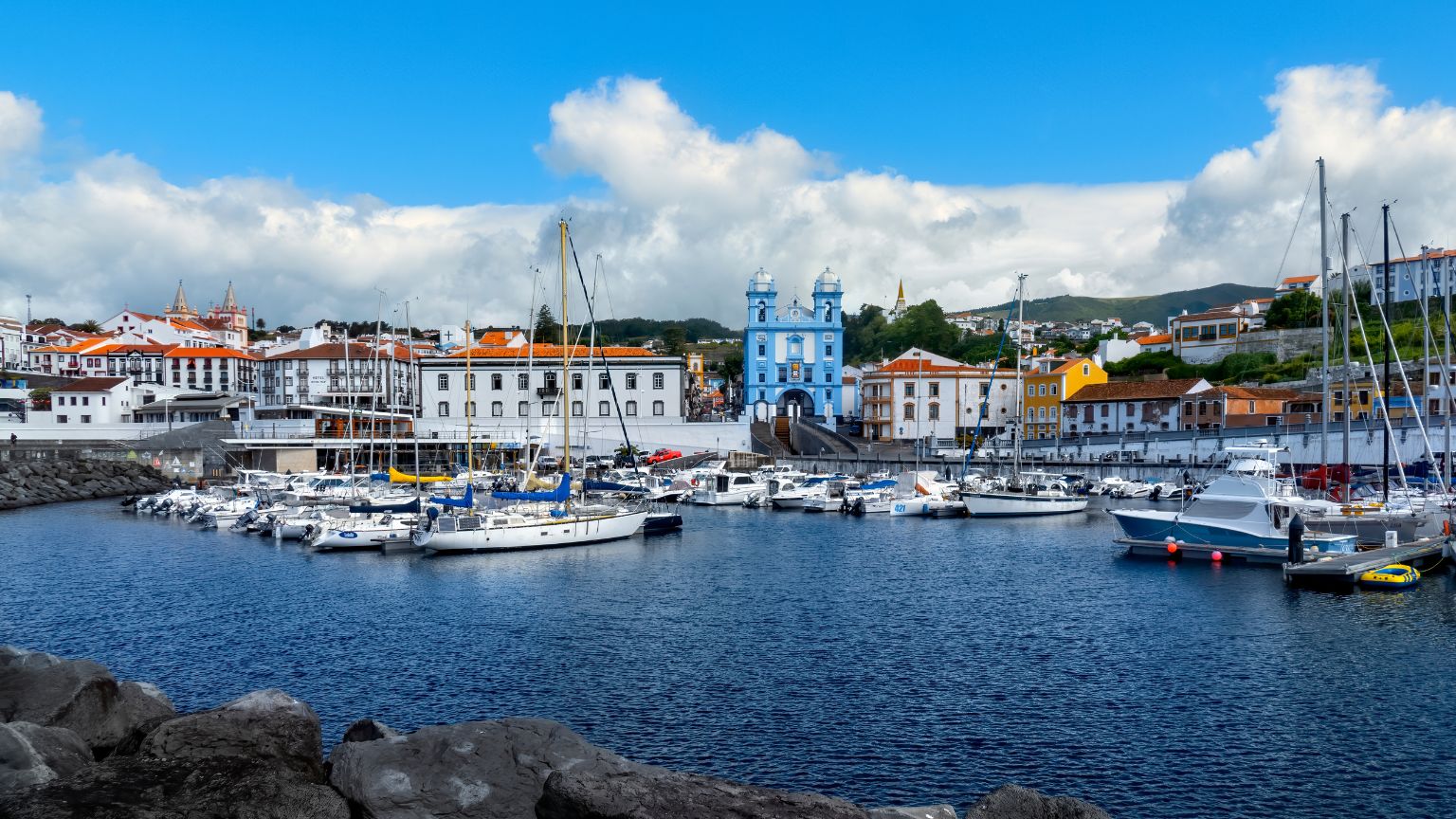 azores marina boats downtown 