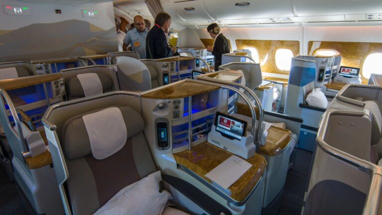 First Class Flight Emirates People