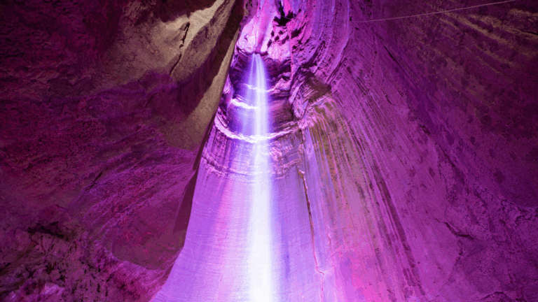 The Tallest Underground Waterfall You Can Visit in the U.S. Hides Inside a Tennessee Mountain