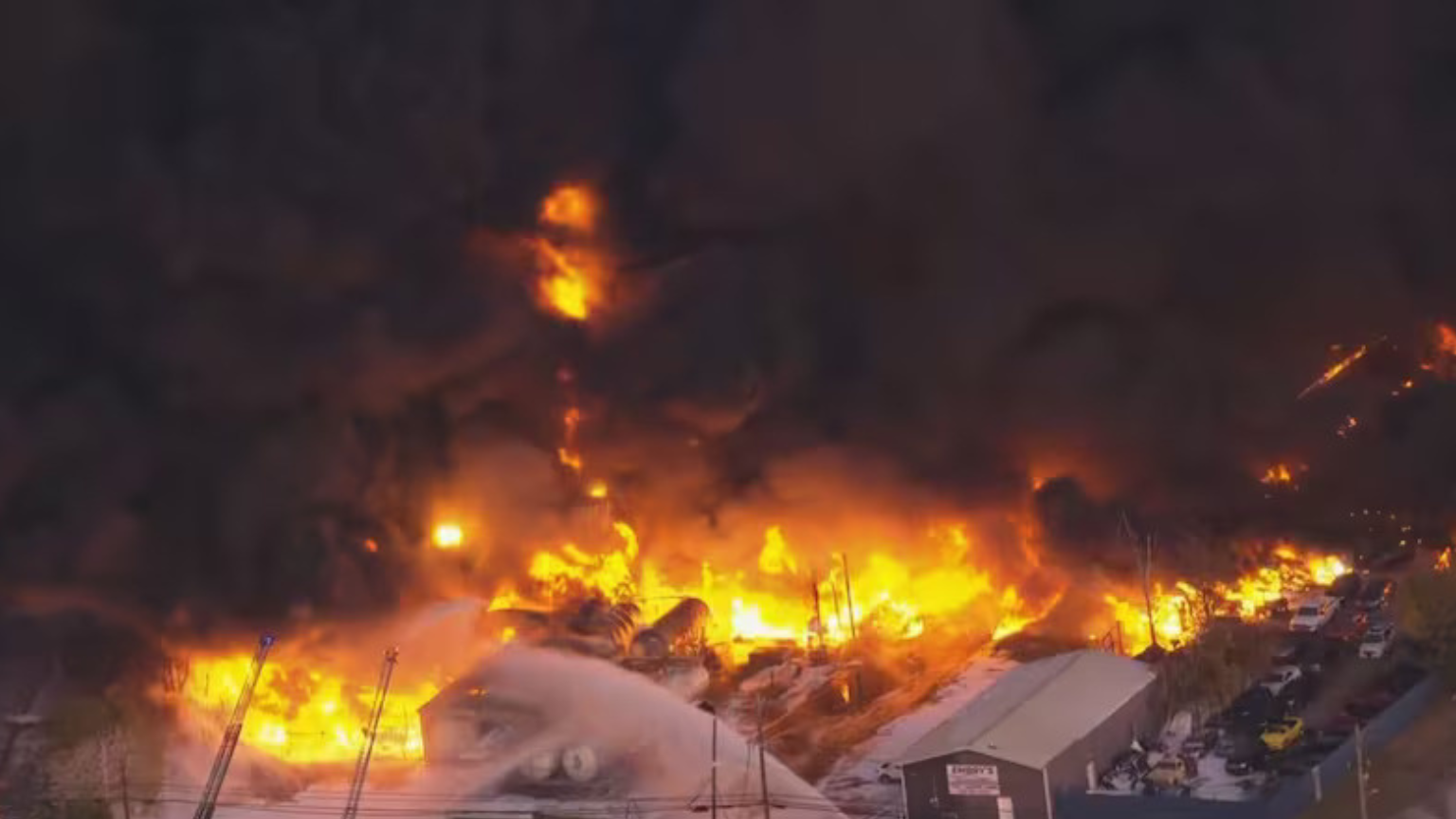 UPS Plane Crashes Near Louisville Airport, Killing at Least 9 as Search Continues